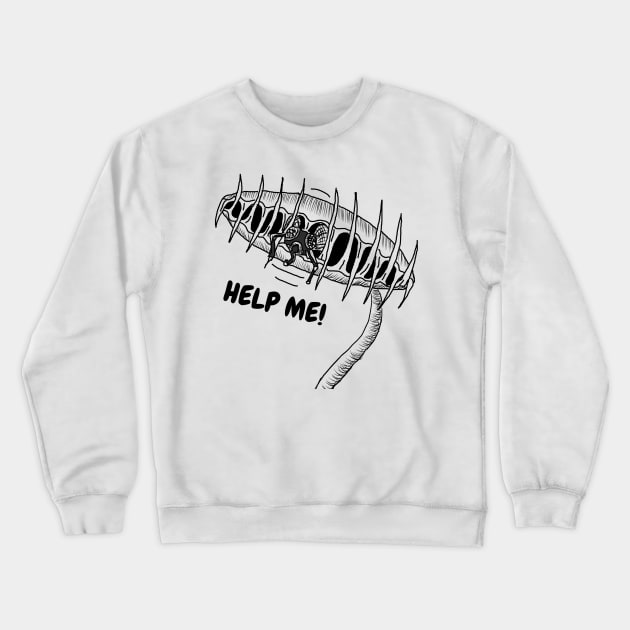 Dionaea Muscipula Venus Fly Trap House Plant Gift Crewneck Sweatshirt by Venus Fly Trap Shirts